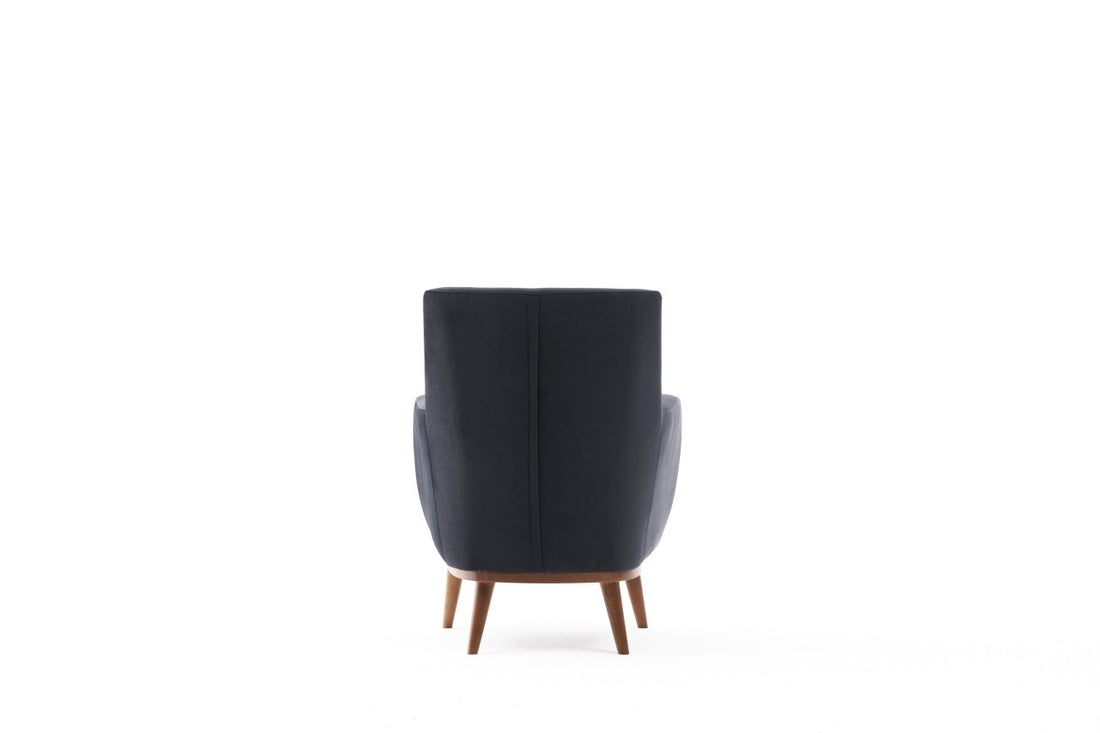 Fauteuil à oreilles Gonca - Anthracite