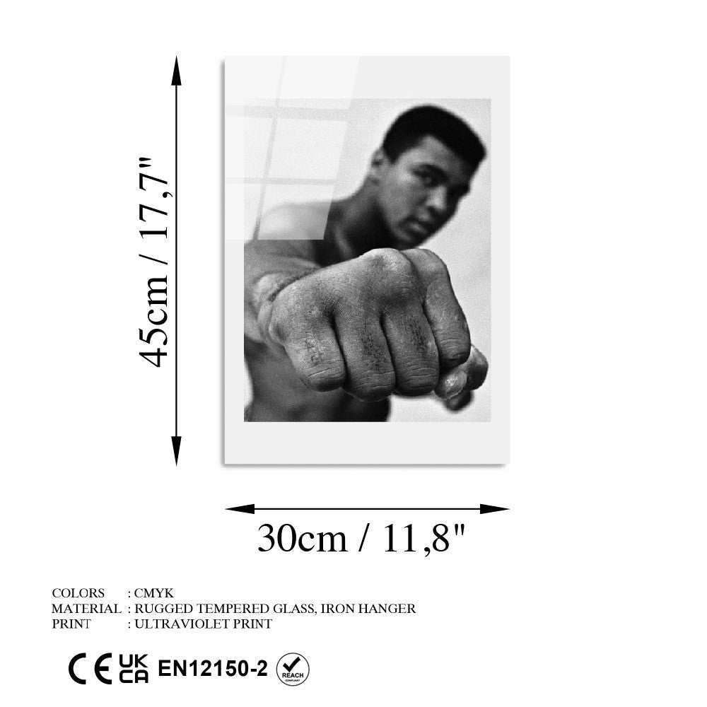 Peinture en verre trempé décoratif UV-991 - 30 x 45