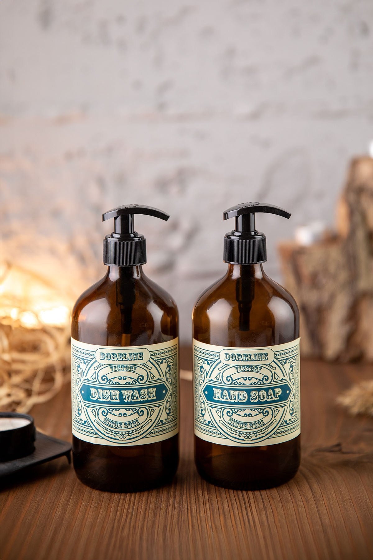 Distributeur de savon en verre DRLN-170