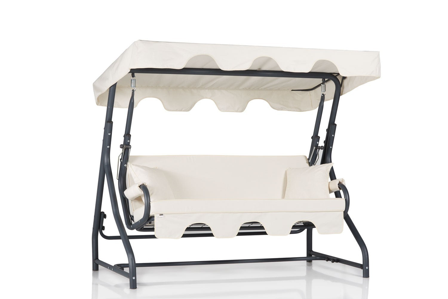 Chaise swing triple jardin Olea 9 - Multicolor