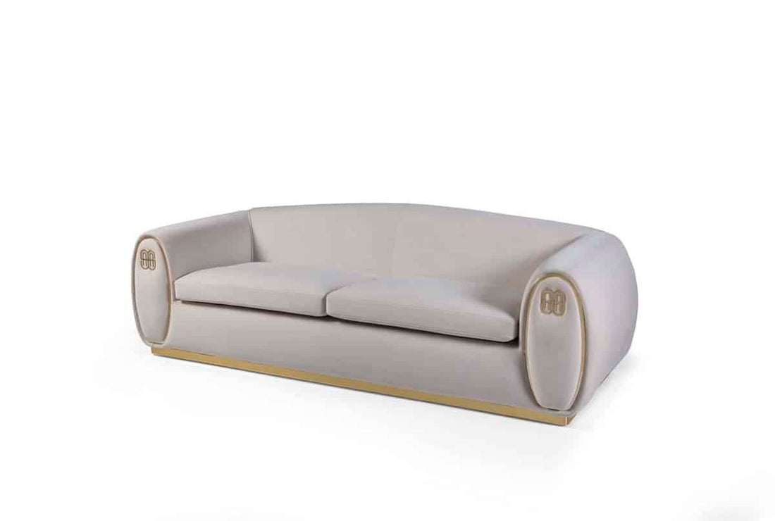 Sagezza Canapé crème 3 Places