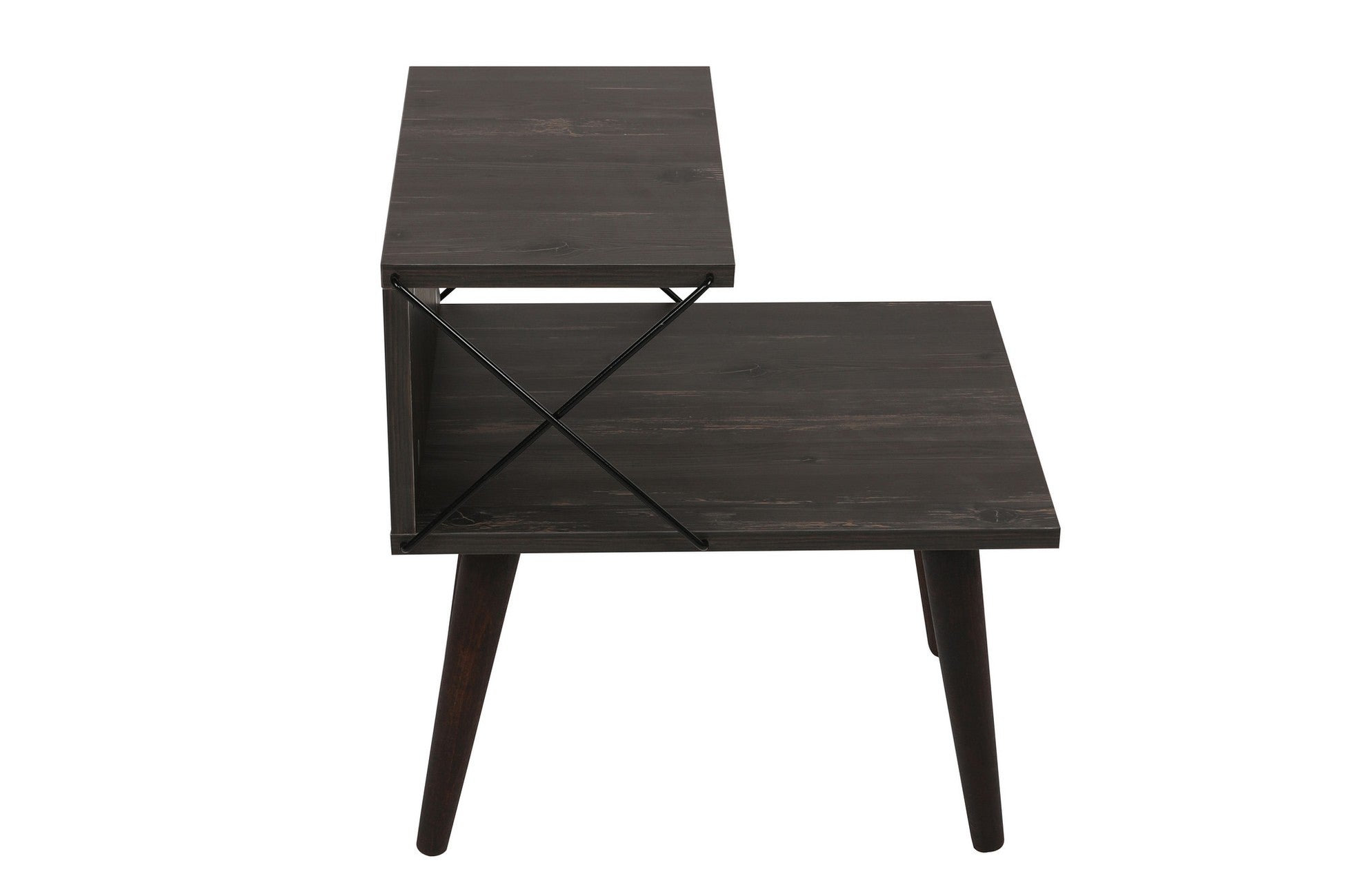 Table de chevet Cross - Dark Brown
