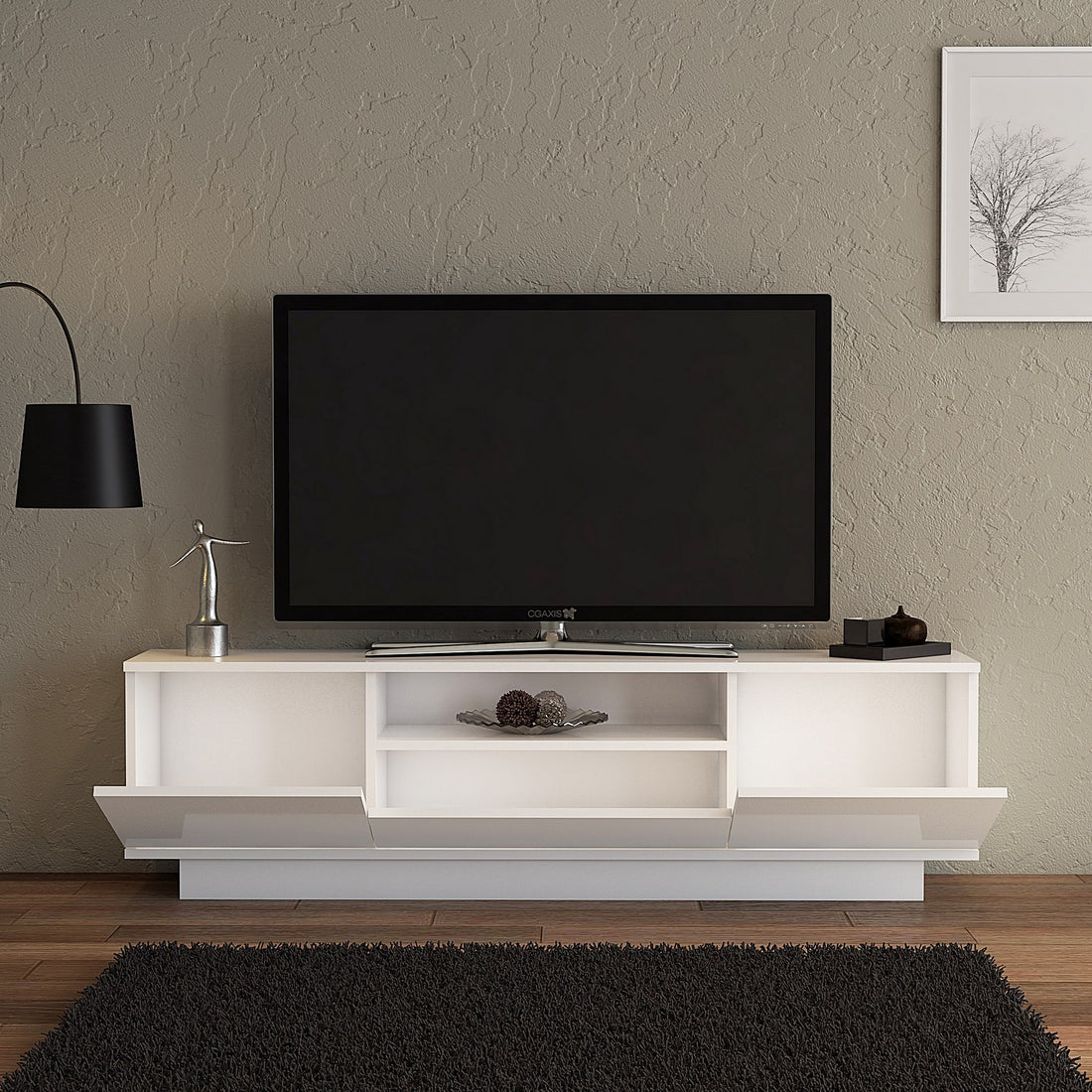 Meuble TV Yuki TV Stand - White