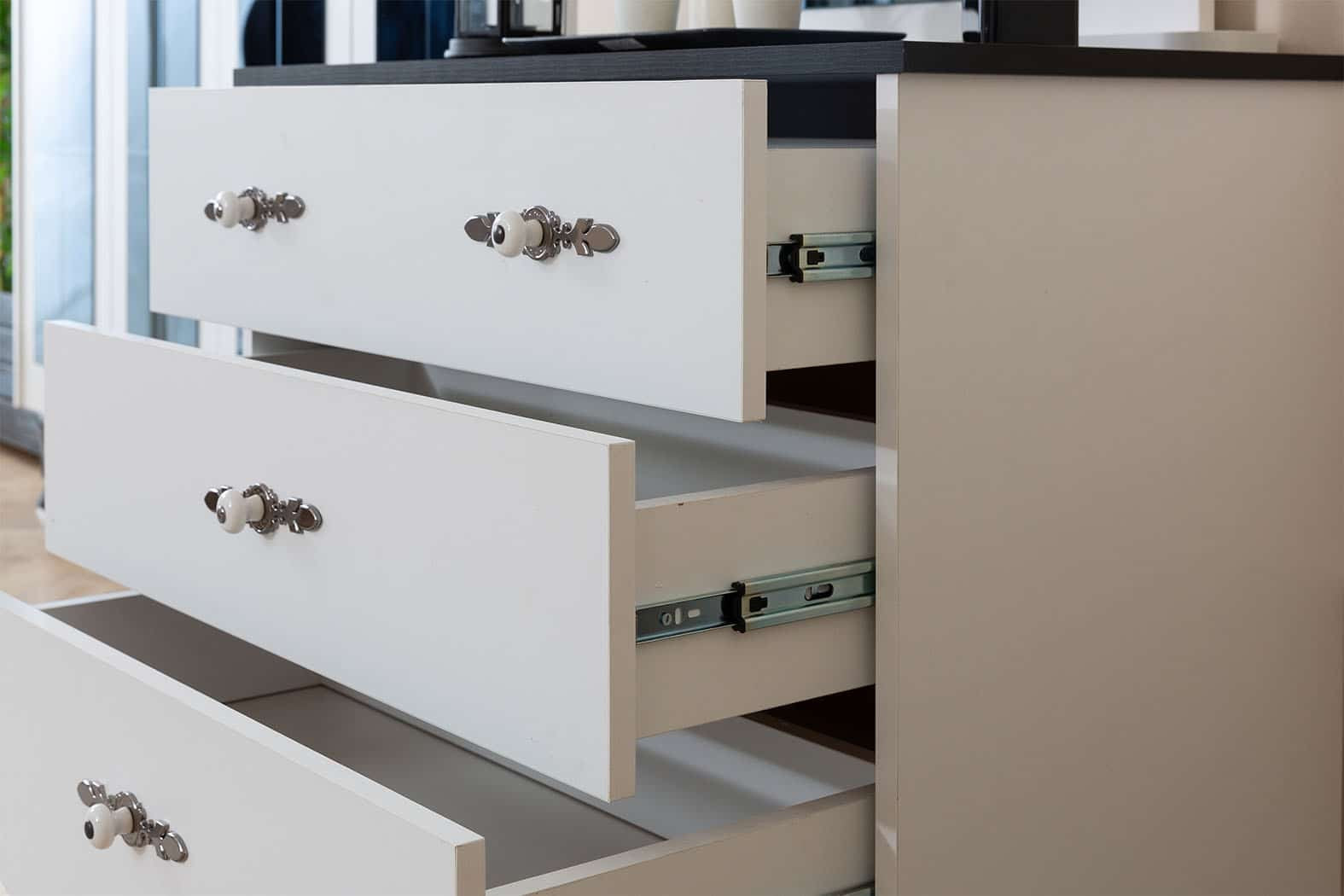 Black And White Ensemble chambre enfant/ado complète (6 éléments)