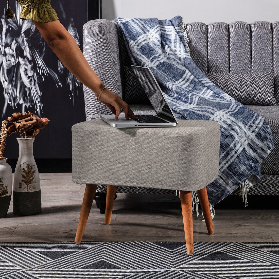 Albina Pouf Crème