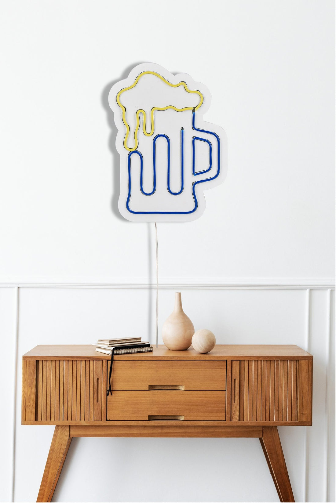 Éclairage LED en plastique décoratif Beer Glass - Blue
Yellow