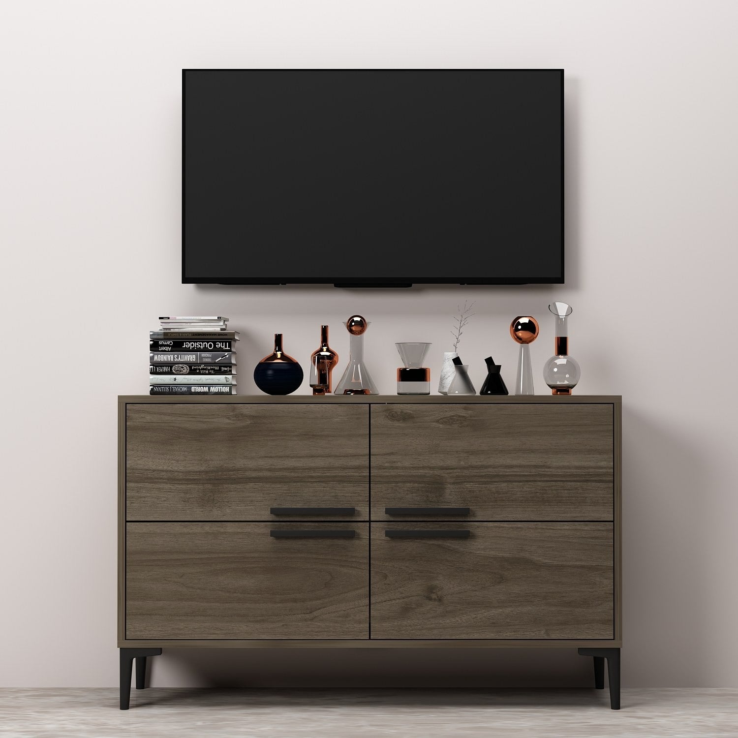 Meuble TV Ctn - Walnut