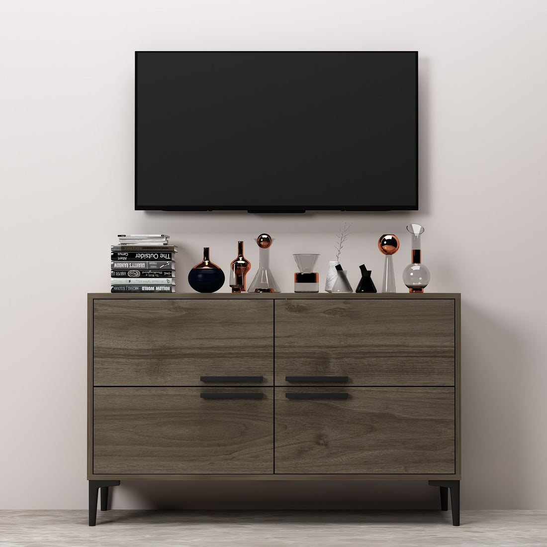 Meuble TV Ctn - Walnut