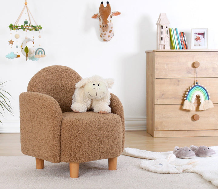 Chaise à oreilles pour enfants Moylo - Coffee