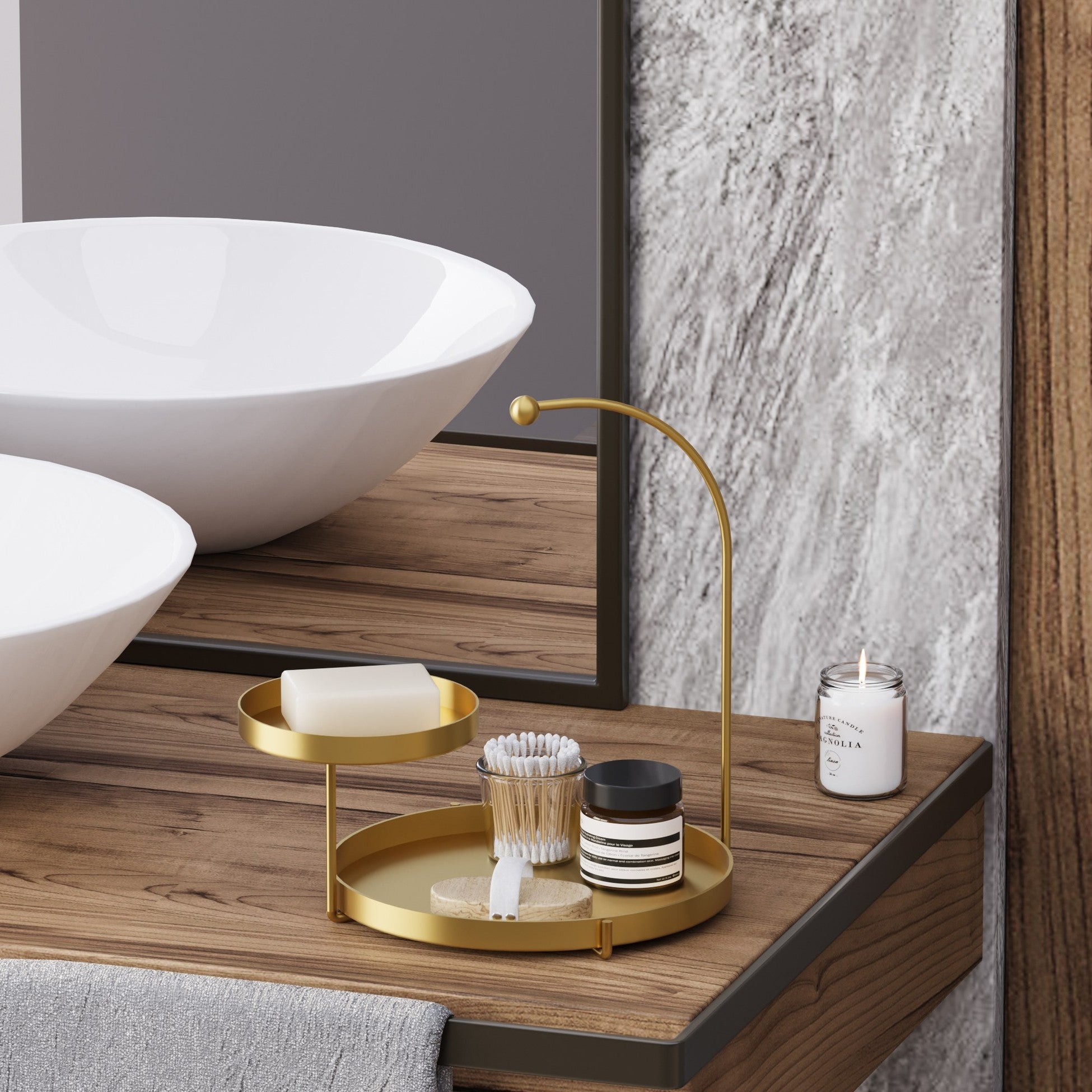 Accessoire décoratif en métal Knıdos-B - Gold