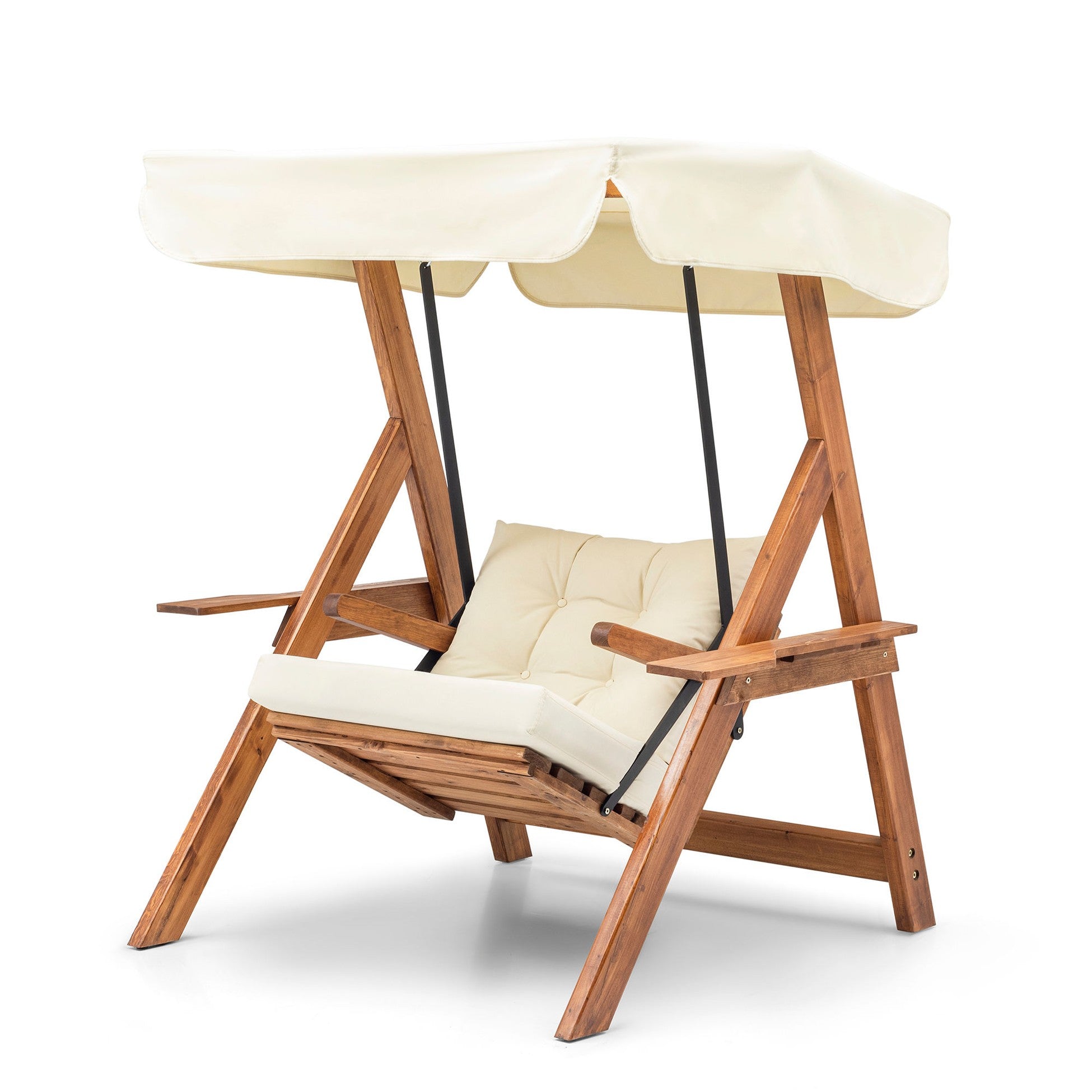 Chaise de balançoire unique de jardin Galata Swing S1 - Cream