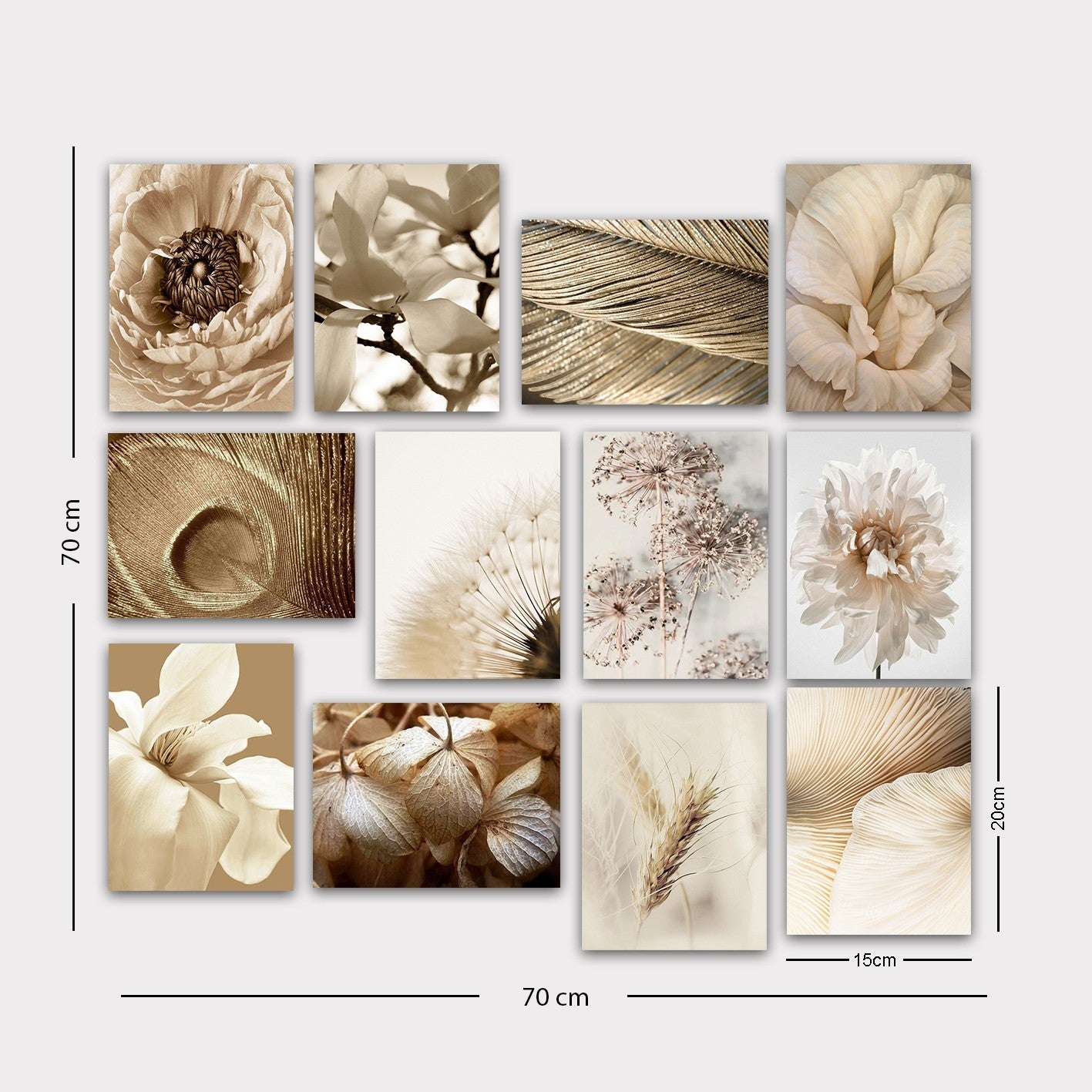 Peinture décorative MDF (12 pièces) 12MDF33YS