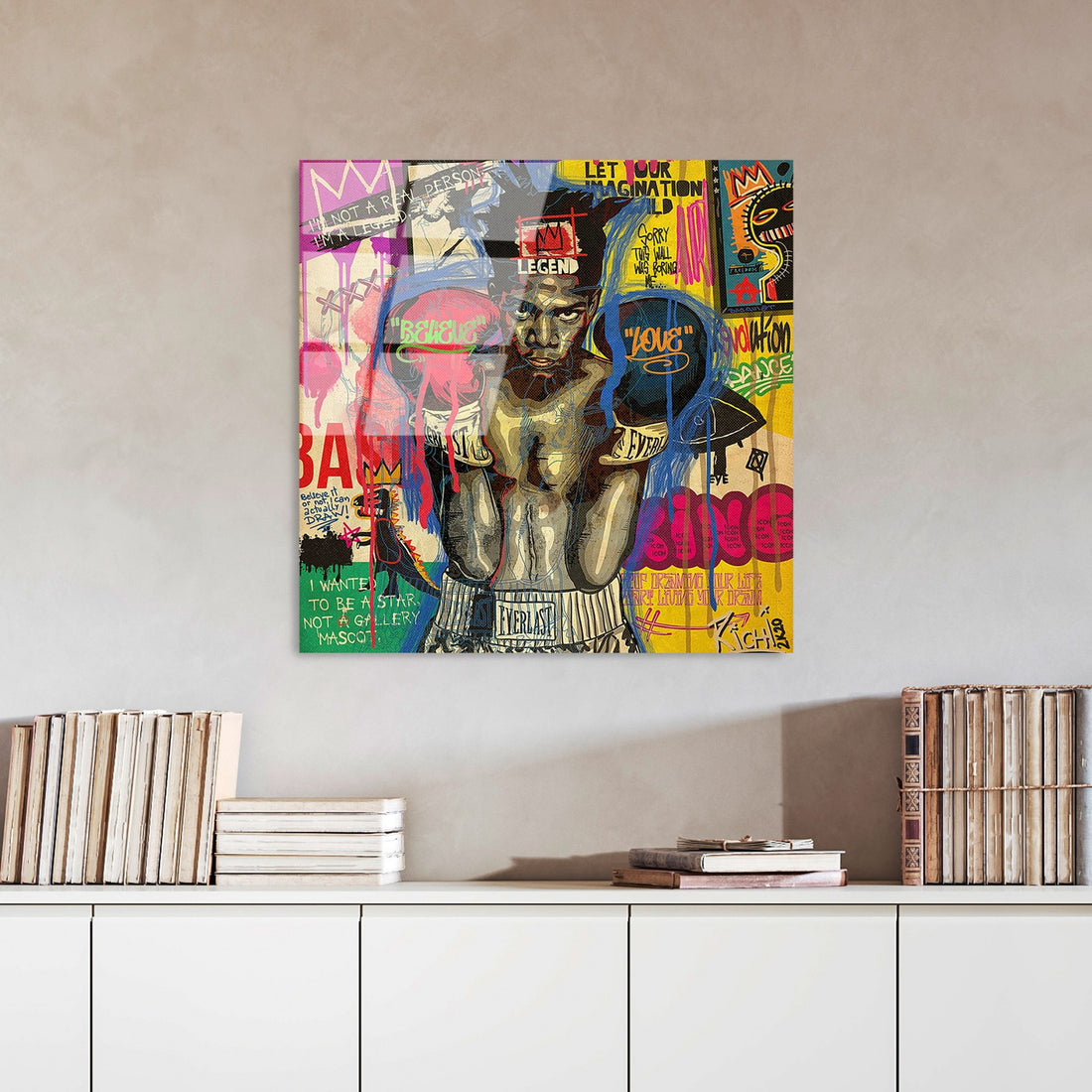 Peinture en verre trempé décoratif UV-815 - 50 x 50