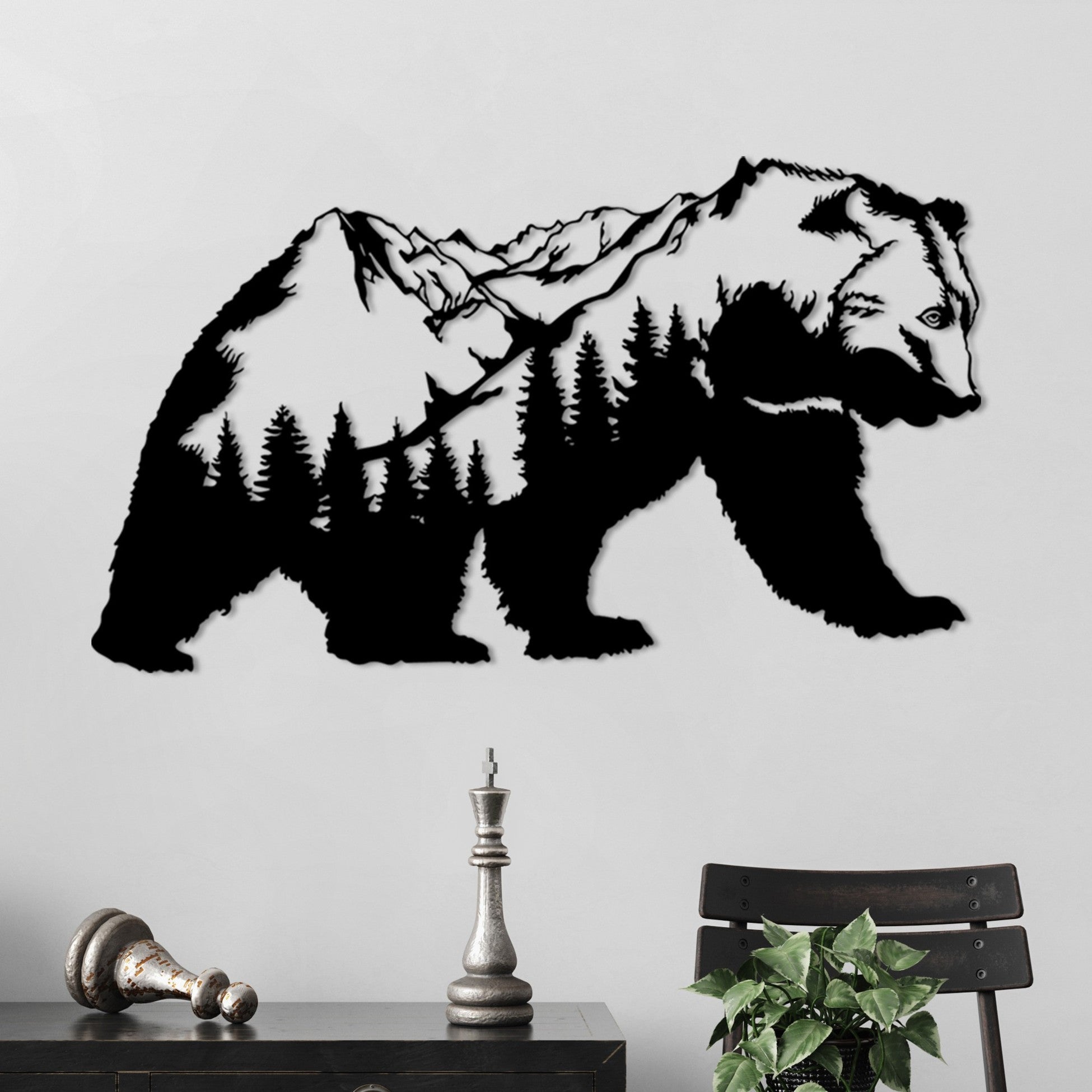 Accessoire mural en métal décoratif Orso-1