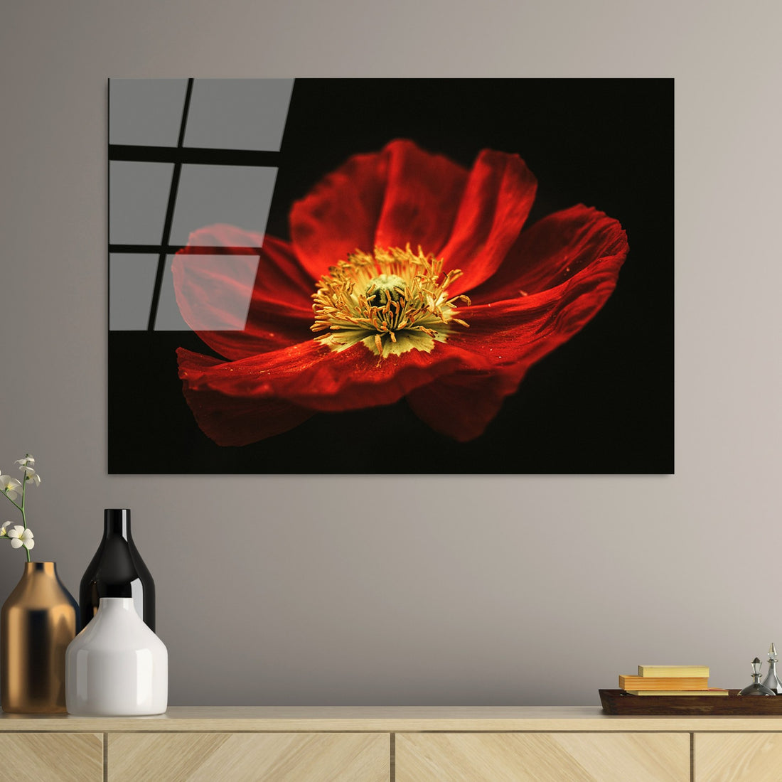 Peinture en verre trempé décoratif UV-204 70 x 100