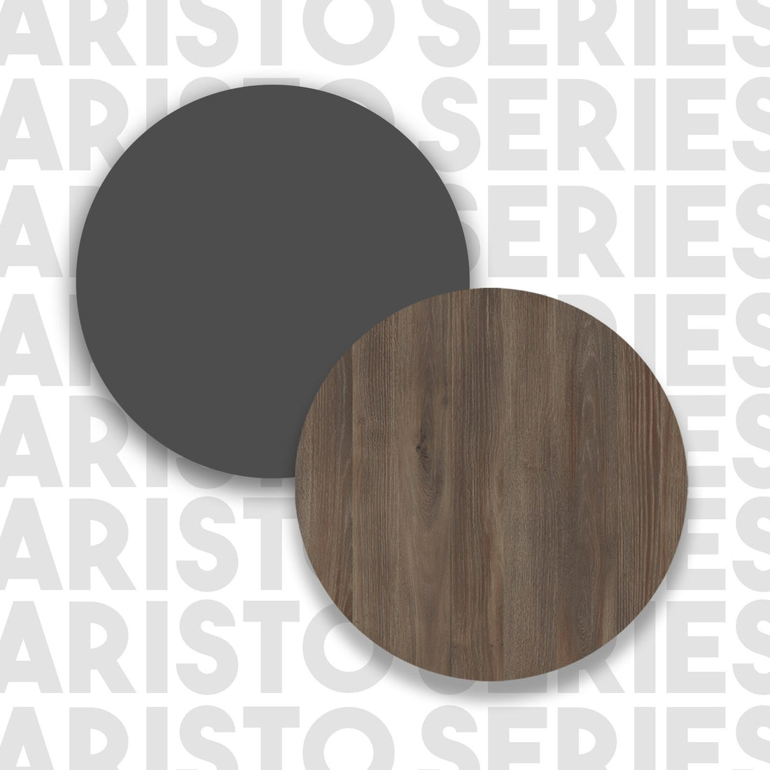 Ensemble de meuble de salon 3 pièces Tossa Bois foncé et Anthracite
