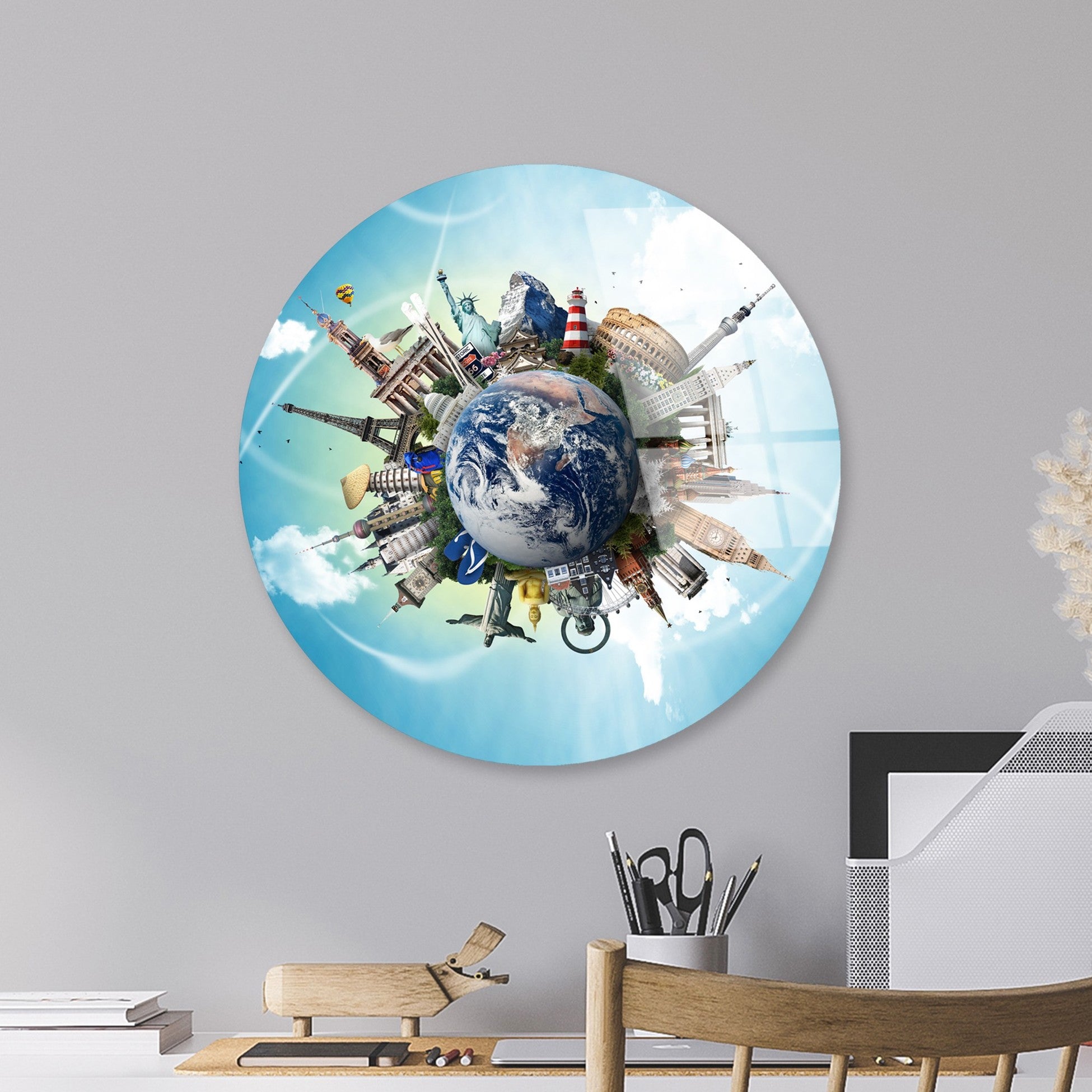 Peinture en verre trempé décoratif UV-1149