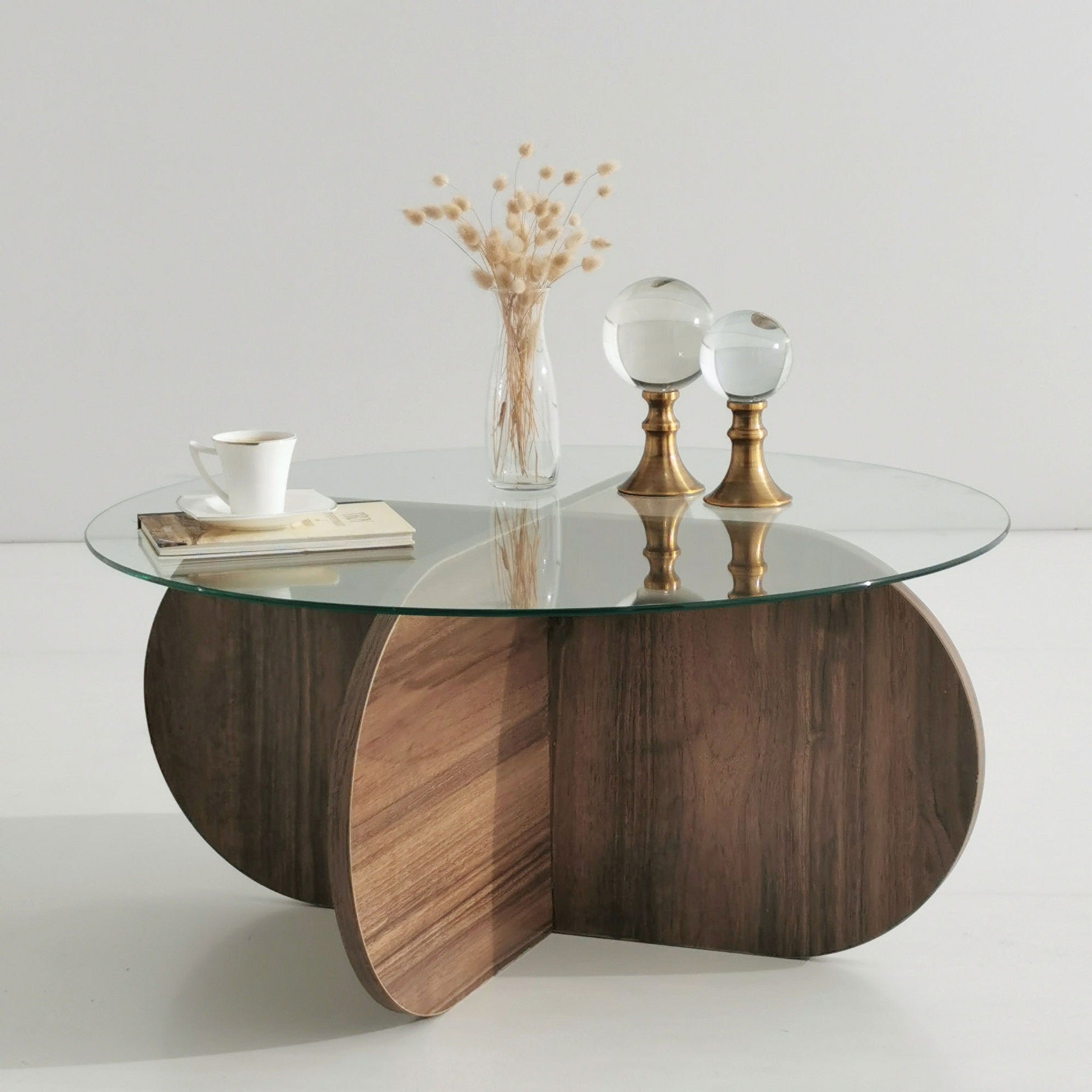 Table basse Bubble - Walnut