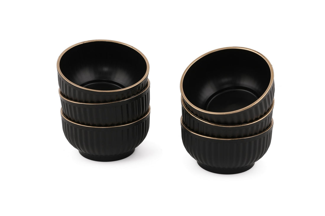 Bowl Set (6 pièces) C-DD07 - Black