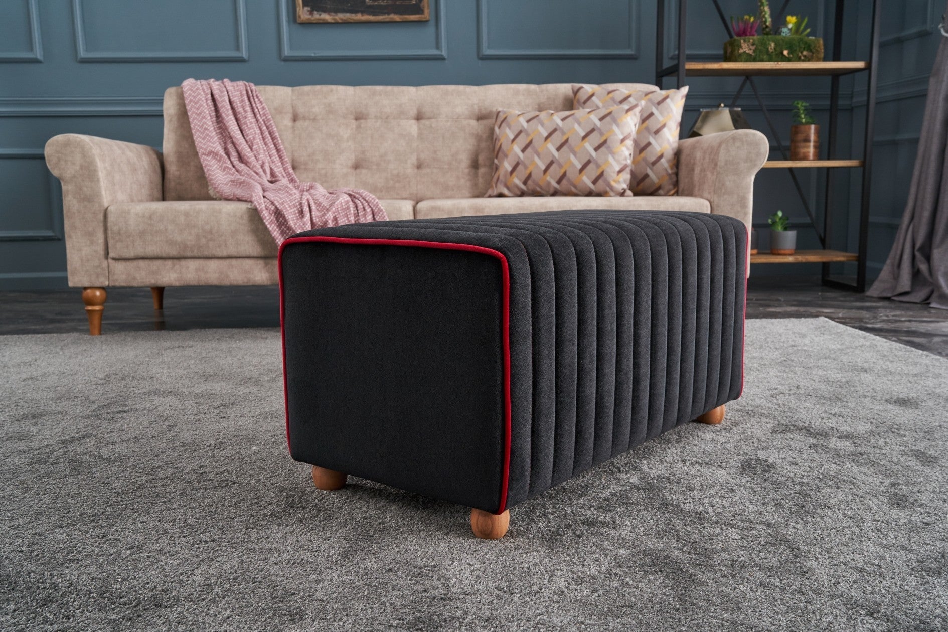 Pouf Mabel Puf - Black