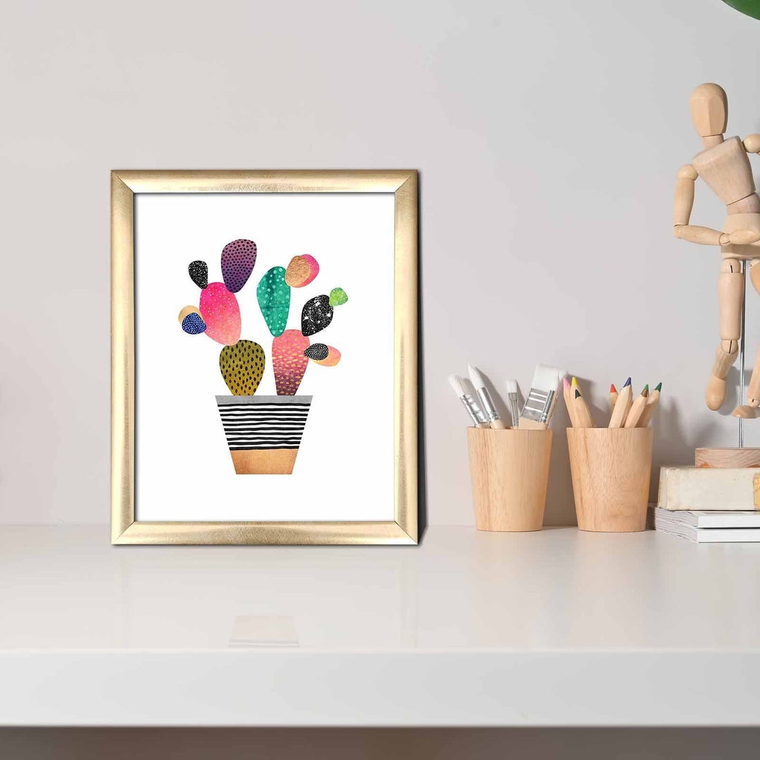 Peinture mdf encadrée décorative ACT-016