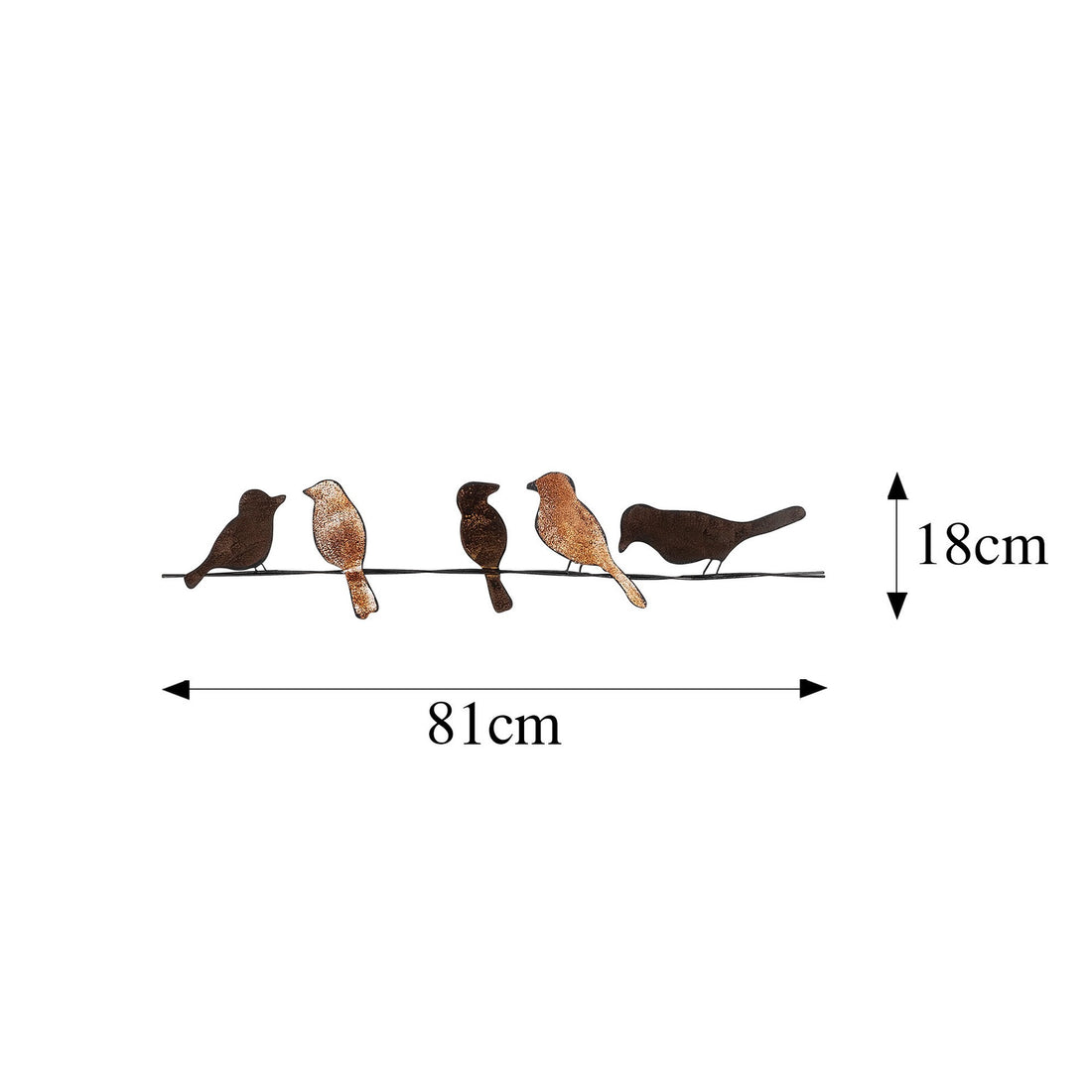 Accessoire mural en métal décoratif Muhabbet