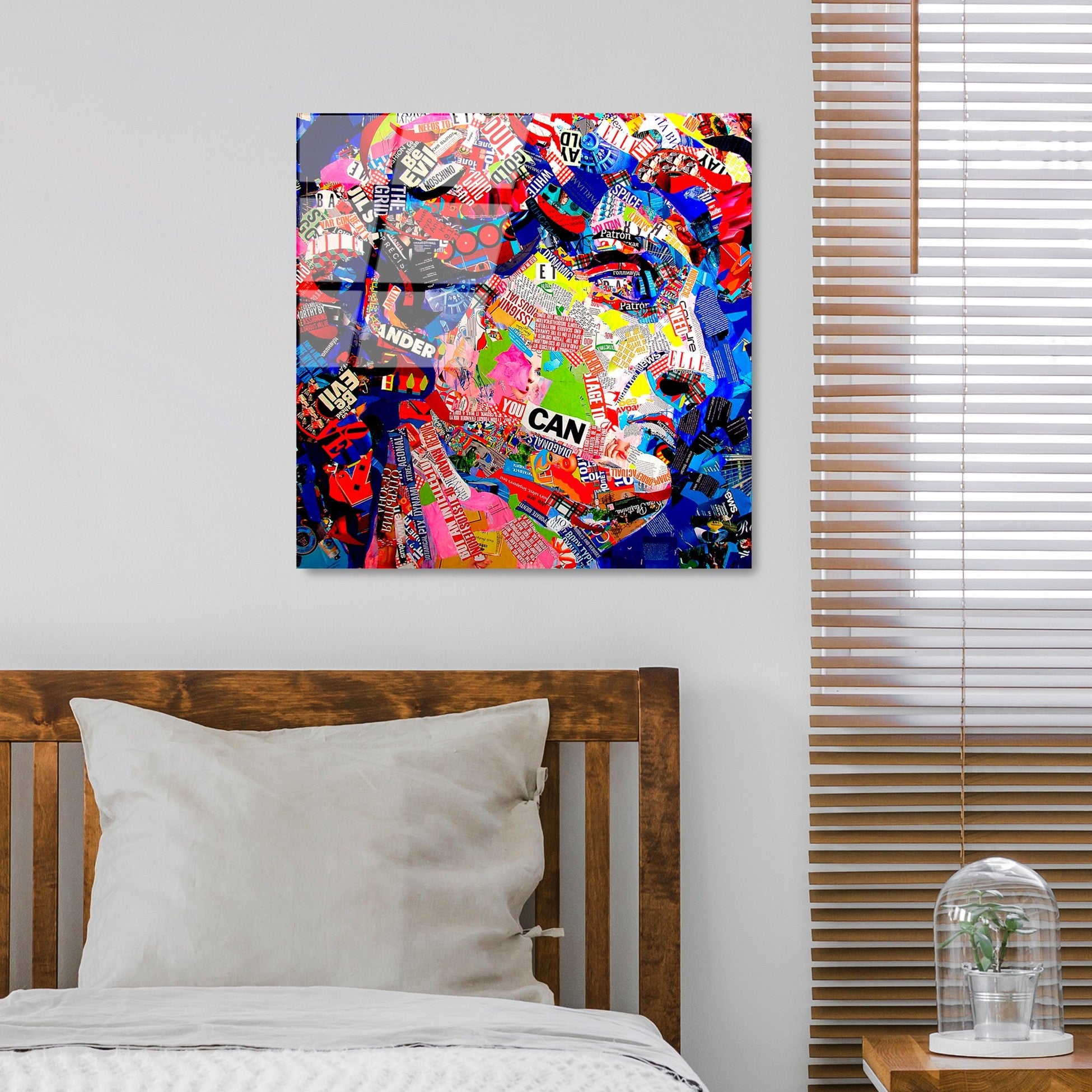 Peinture en verre trempé décoratif UV-813 - 50 x 50