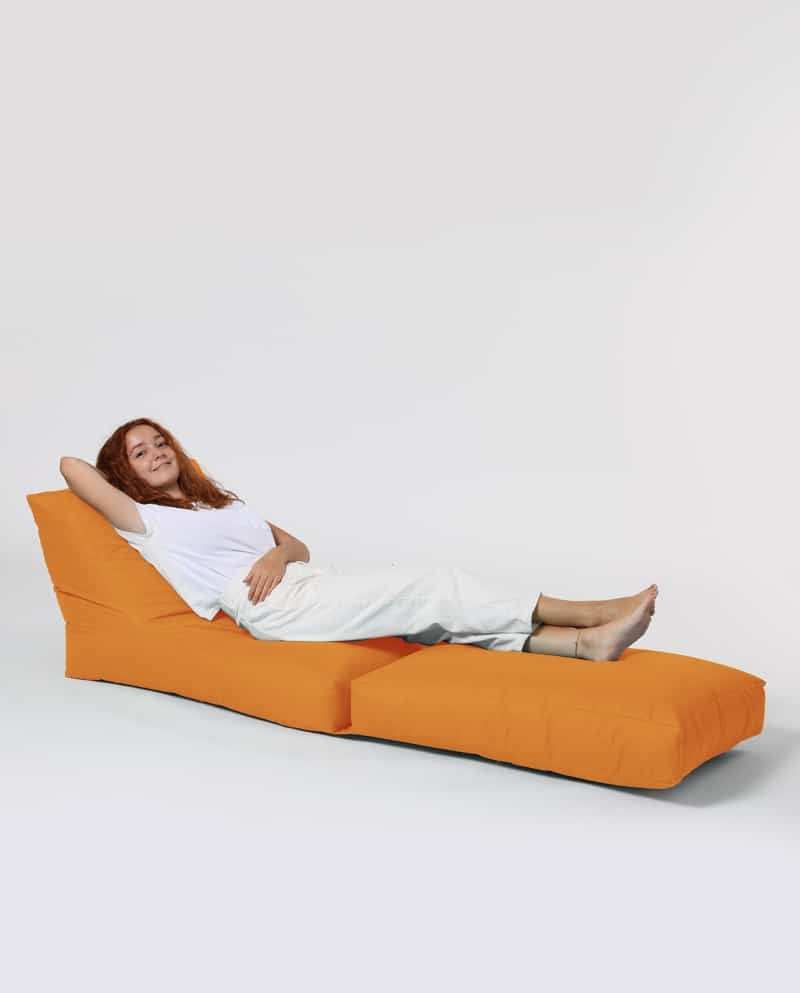 Siesta Pouf convertible / coussin de sol Orange