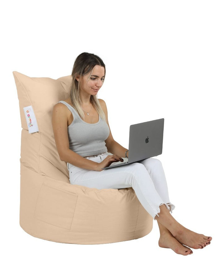 Pouf de jardin Balina - Mink