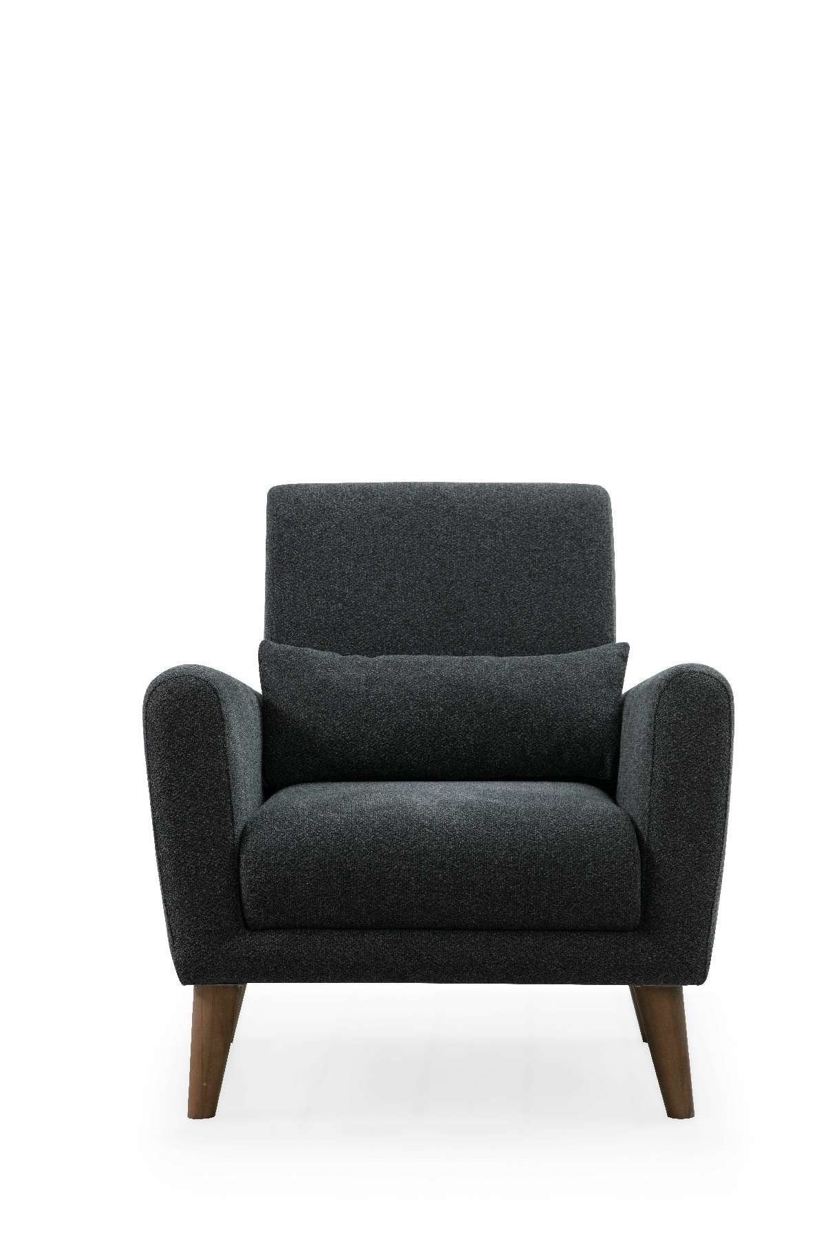 Sofa Sare 3+1 - Ares White, Dark Grey