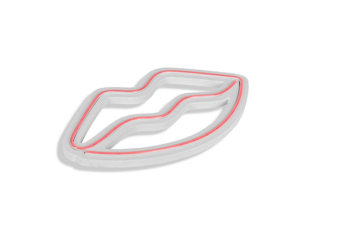 Éclairage LED en plastique décoratif Lips - Pink