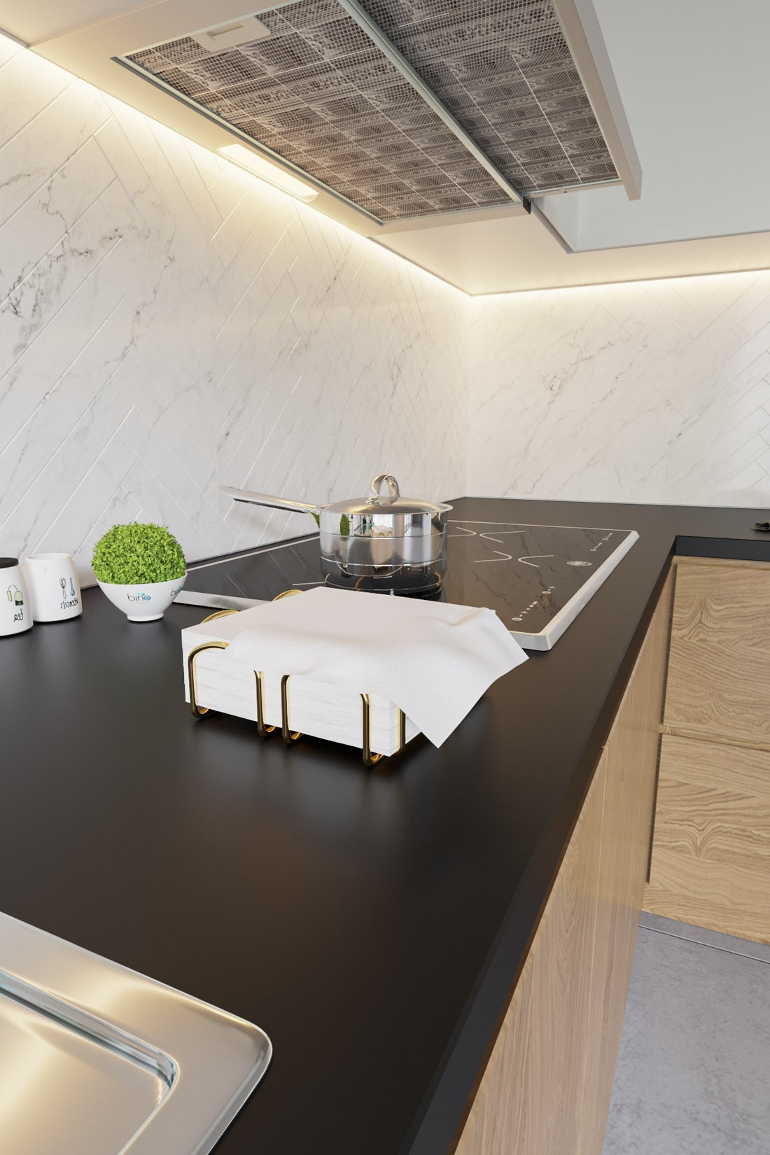 Support de serviette Kare Peçetelik