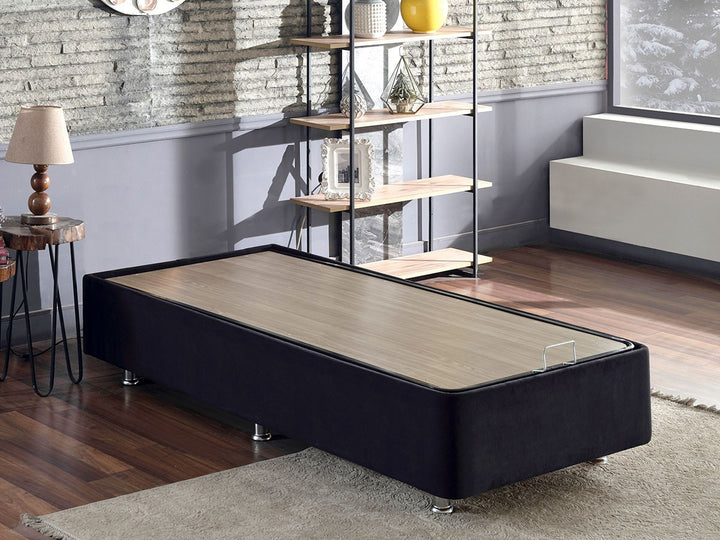 Base de lit unique Ela Single - Black (120 x 200)