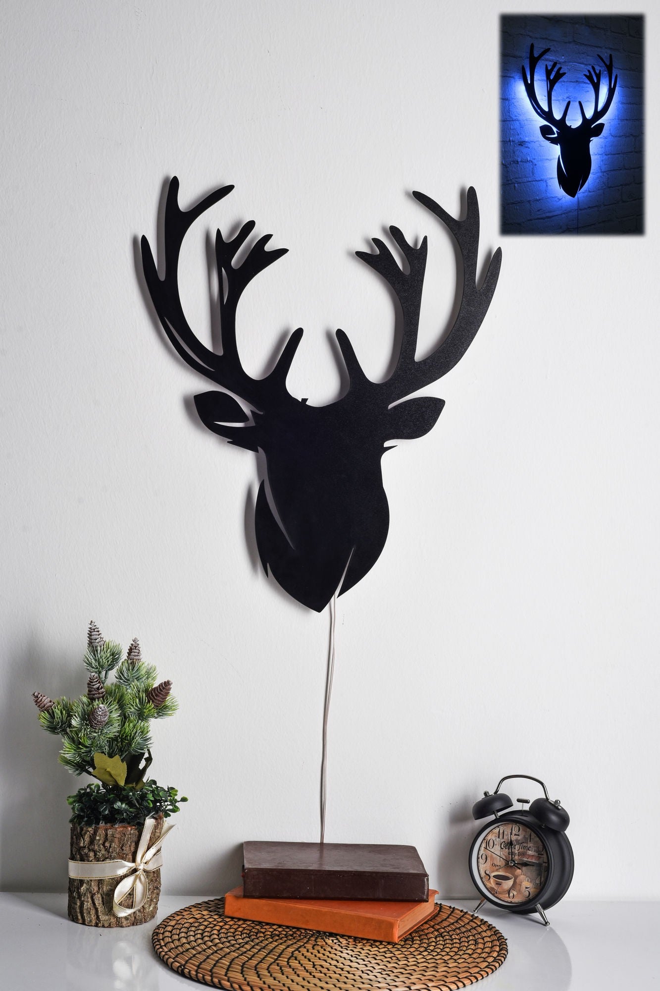 Éclairage LED décoratif Deer 2 - Blue