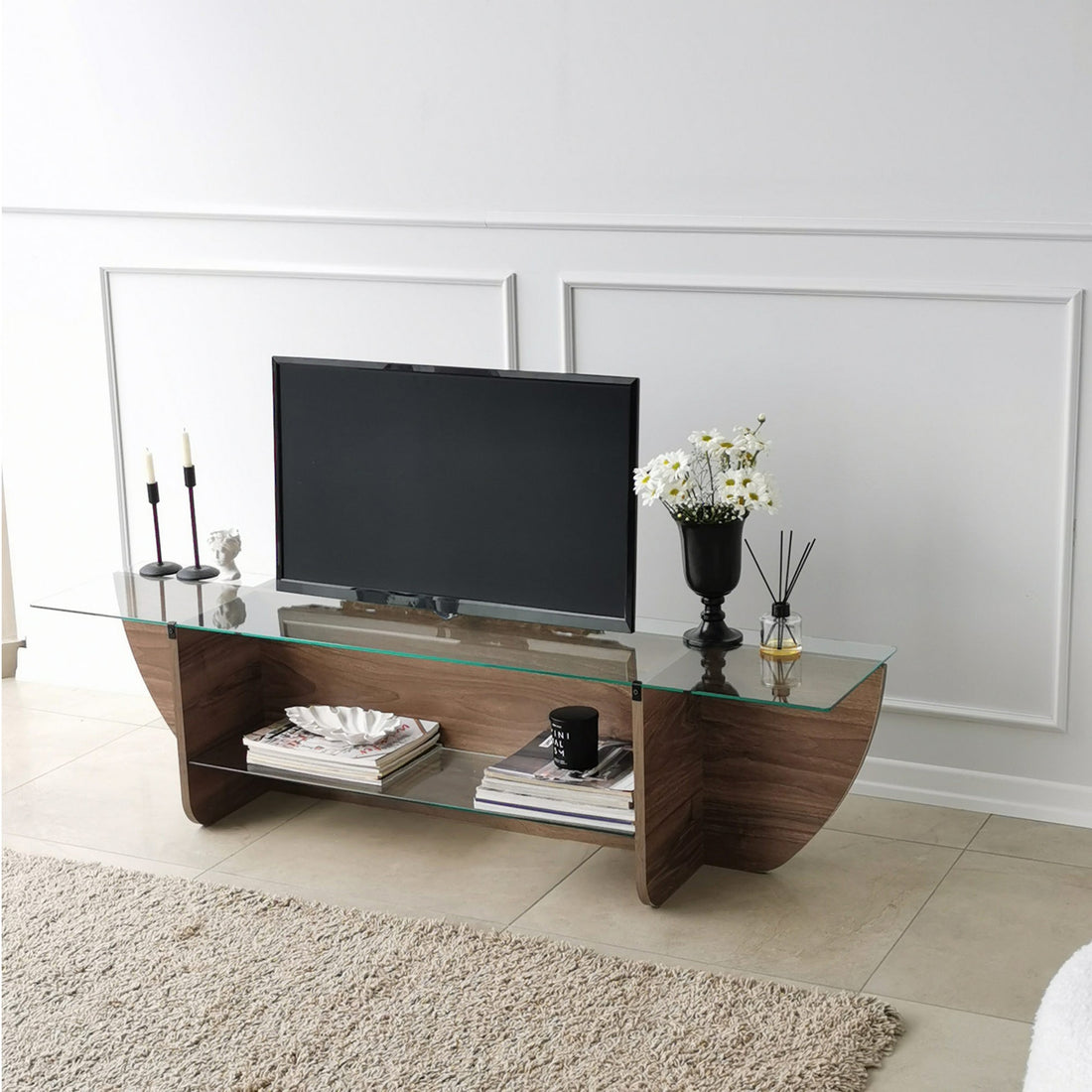 Meuble TV Lily TV - Walnut