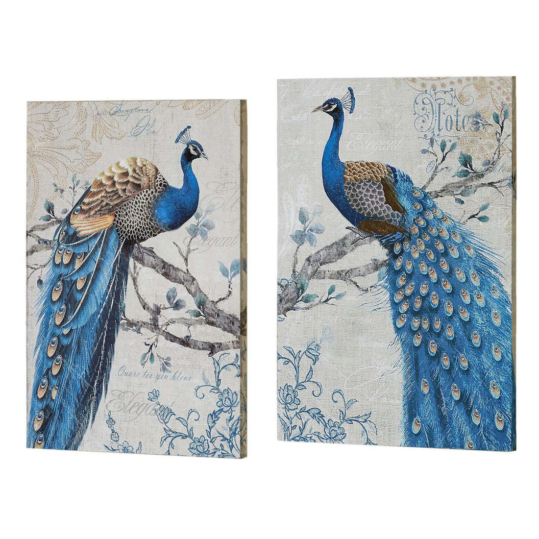 Peinture décorative en toile (2 pièces) TRD020
