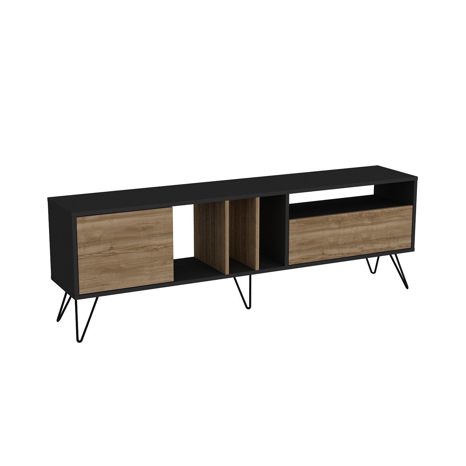 Meuble TV Mistico (180) - Walnut, Black