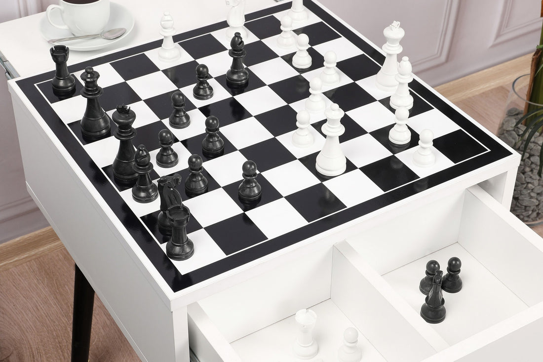 Table d'échecs Chesso - Black, White