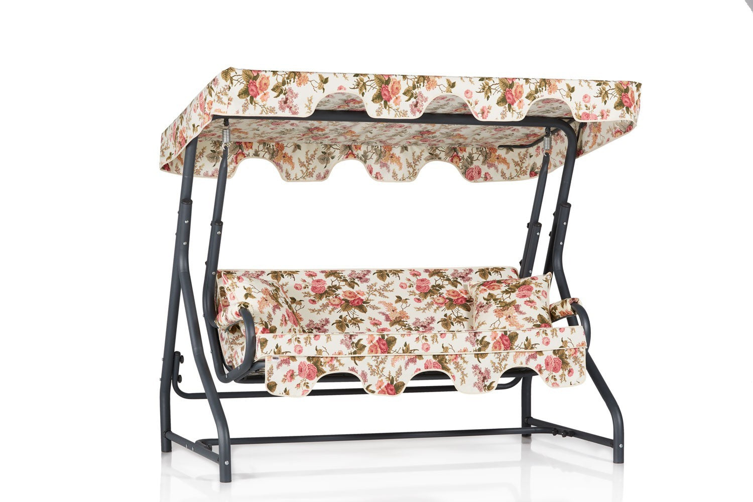 Chaise swing triple jardin Ruta 10 - Multicolor