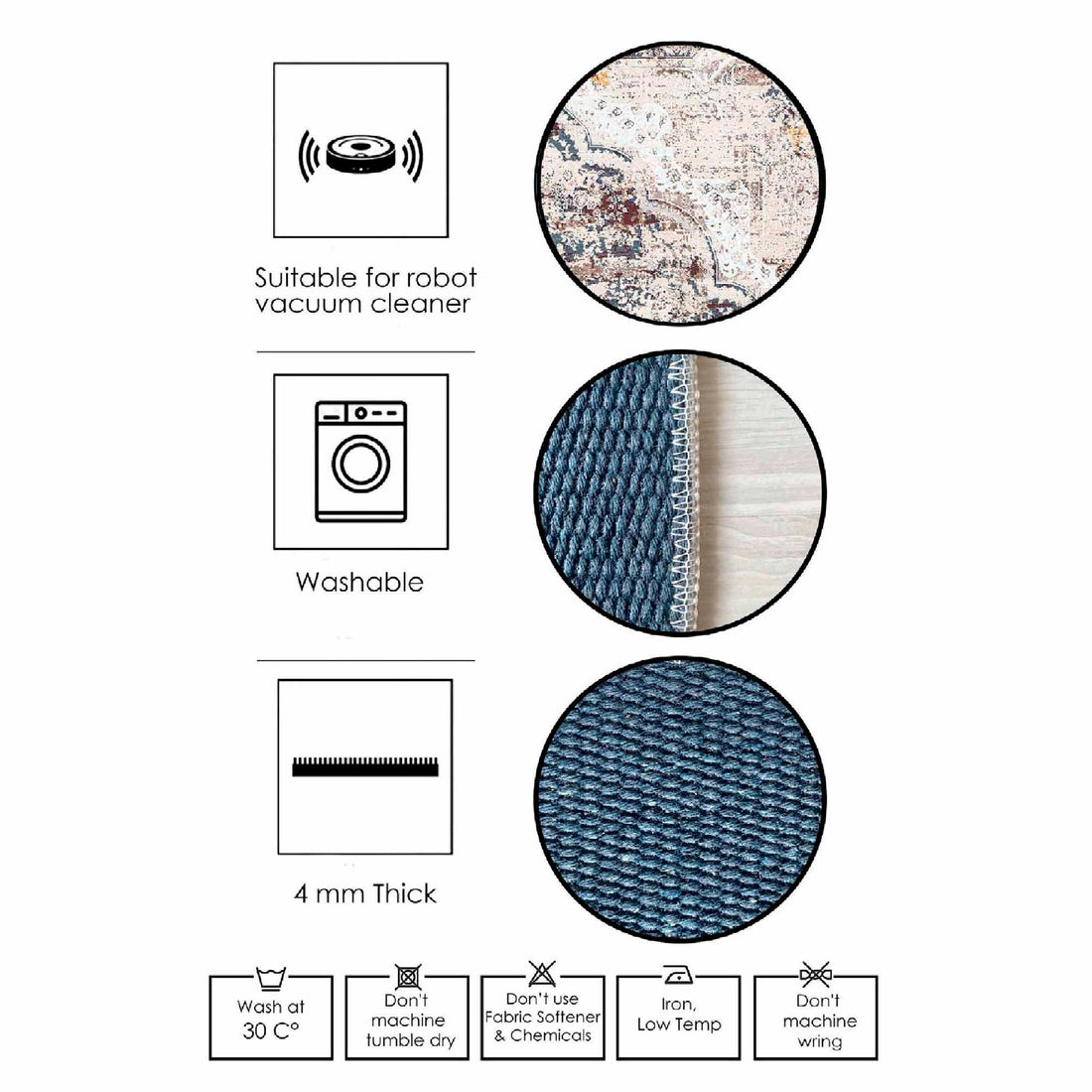 Tapis (80 x 150) WOOSONIL083