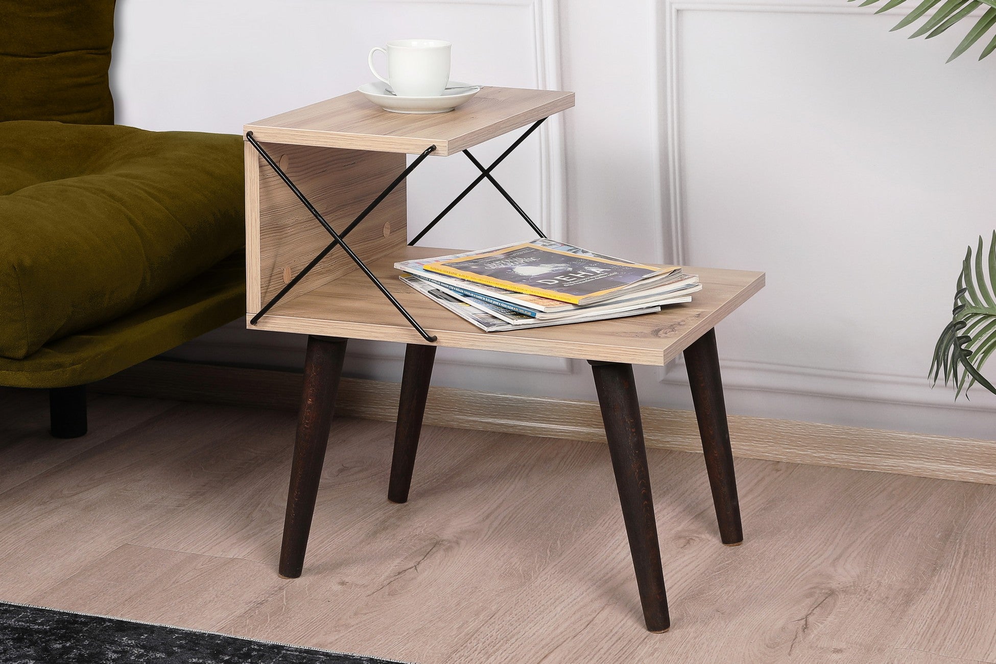 Table de chevet Cross - Pine