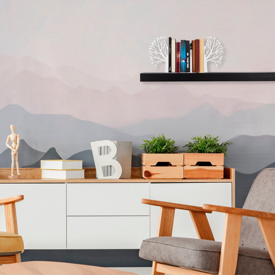 Serre-livres en métal Kitap tutucu 7 - White