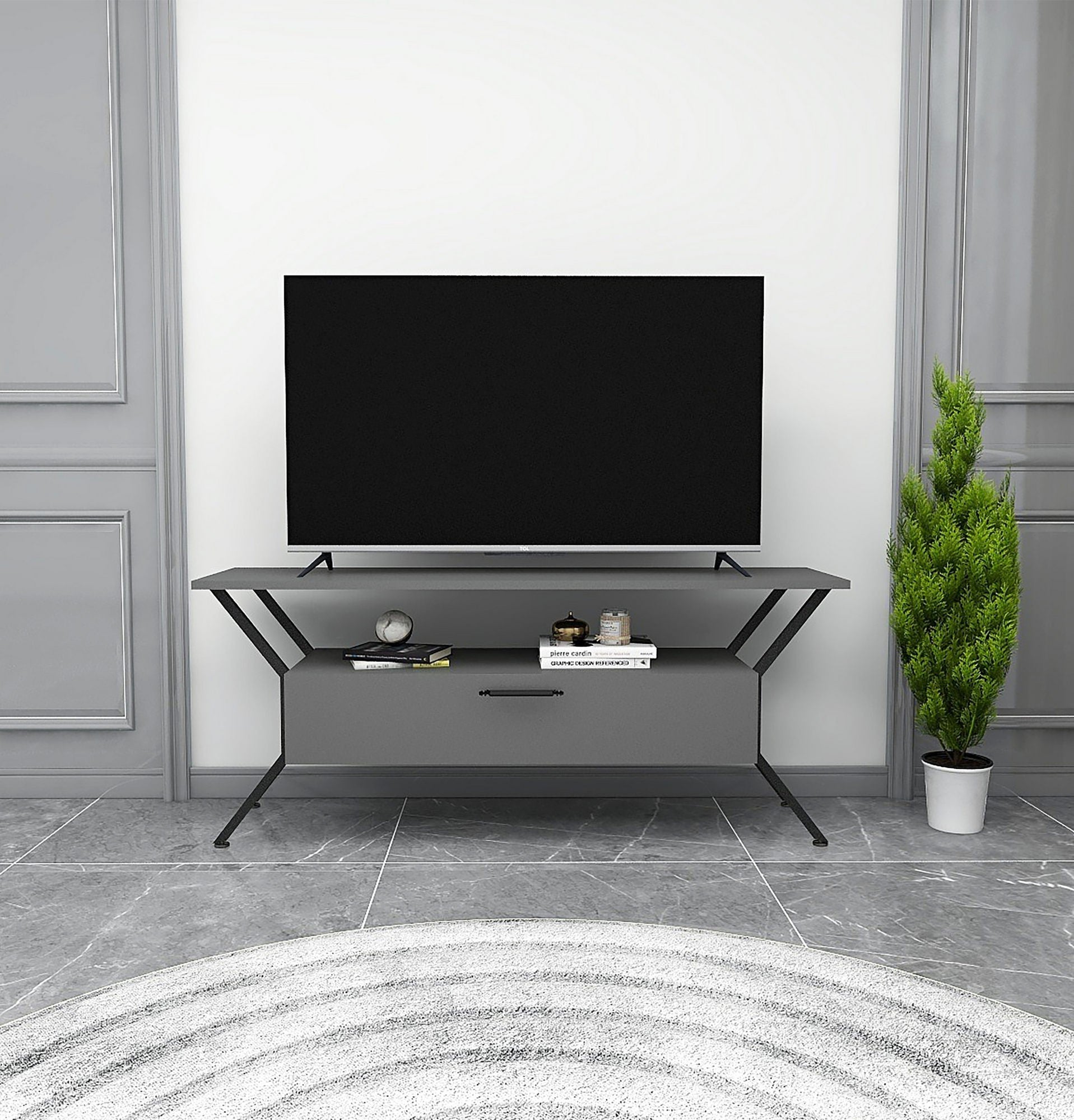 Meuble TV Tarz - Anthracite