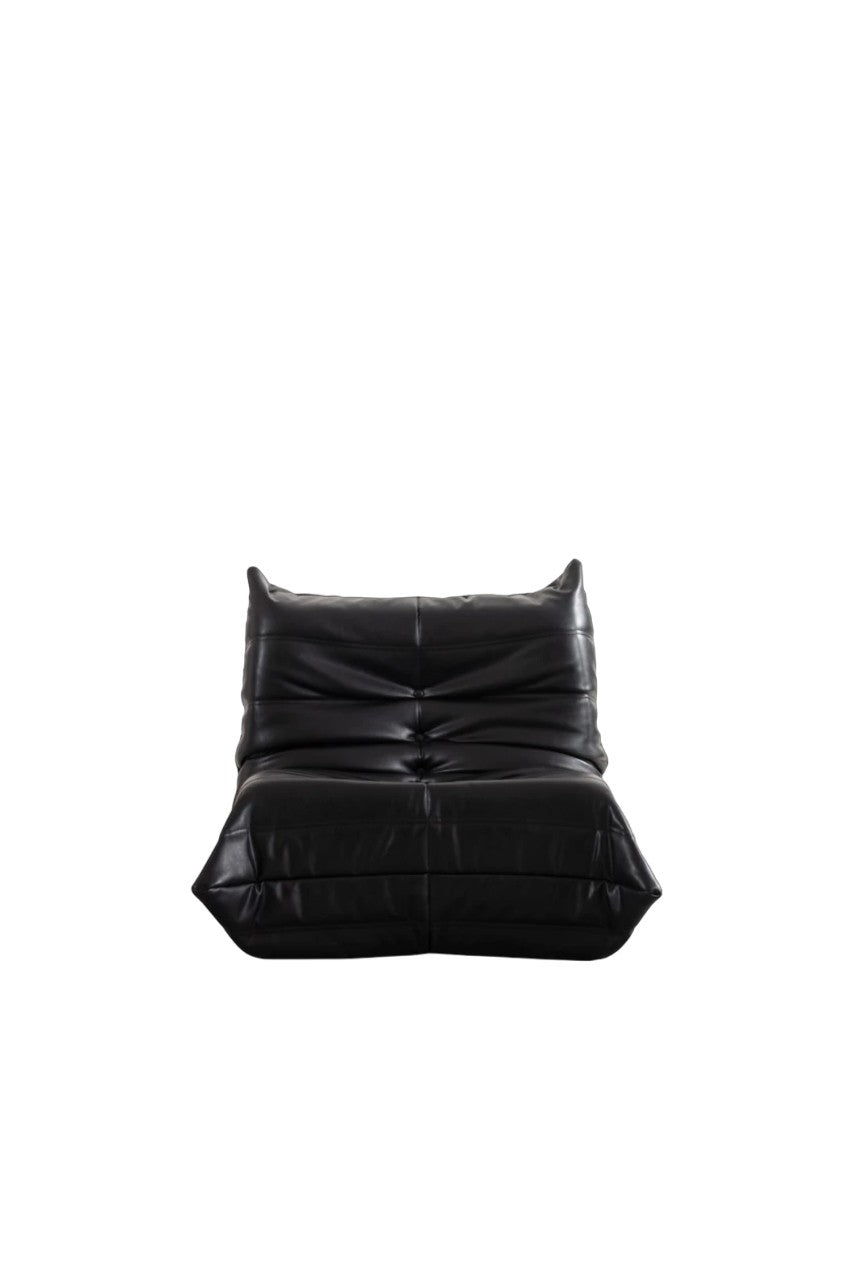 California Fauteuil Bergère Noir 88x90x72