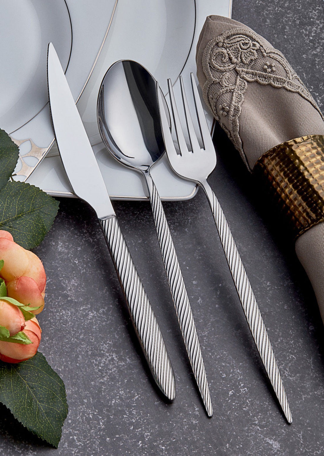 Cutlery Set (24 Pieces) Venedik24