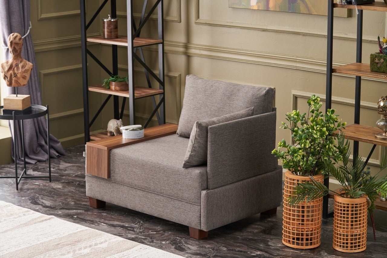 Canapé 1 place Fly Right - Brown