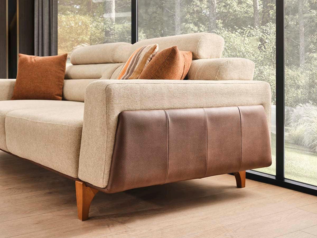 Oslo Crème Canapé 3 Places