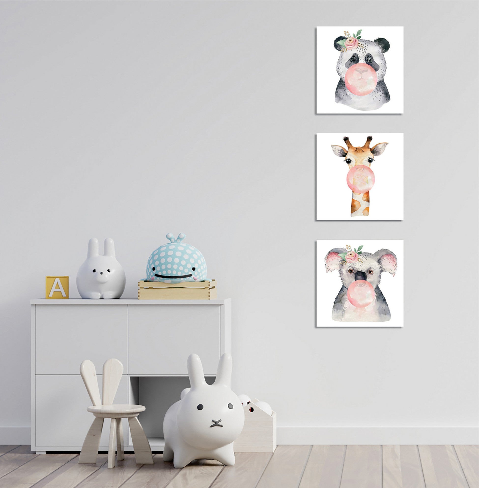 Peinture décorative en toile (3 pièces) FAH10