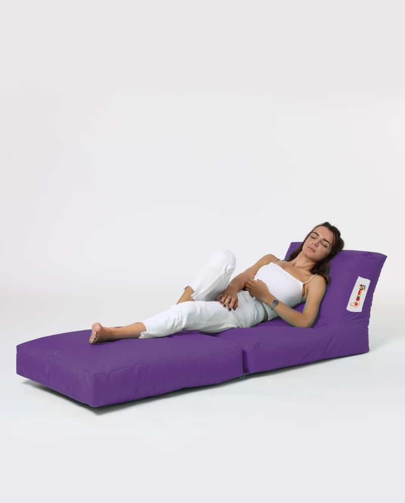 Siesta Pouf convertible / coussin de sol Violet