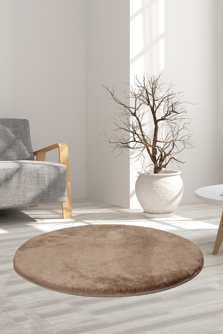 Tapis acrylique (90 cm) Milano - Mink